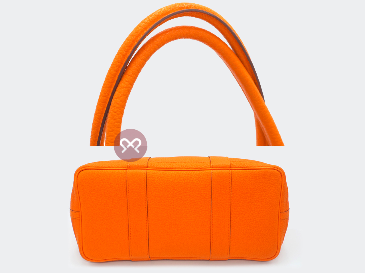 Hermes Garden Party 36cm Orange Color Togo P Stamp Document/ Shopping Tote Bag - Image 5