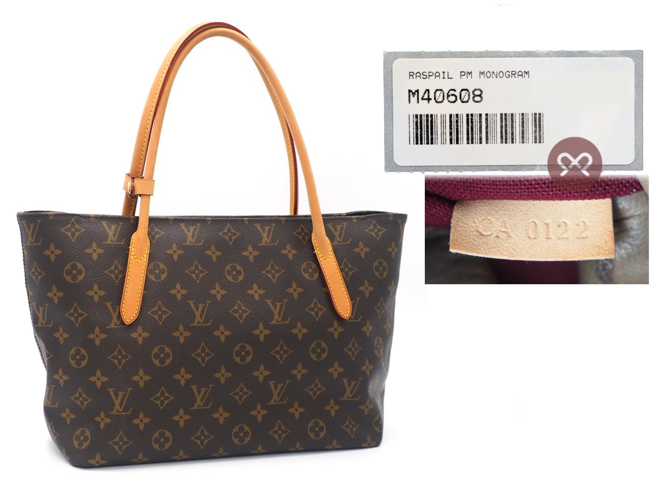 Louis Vuitton M40608 Monogram Canvas Rapsail PM Document/ Shopping Bag (CA0122) - Image 2