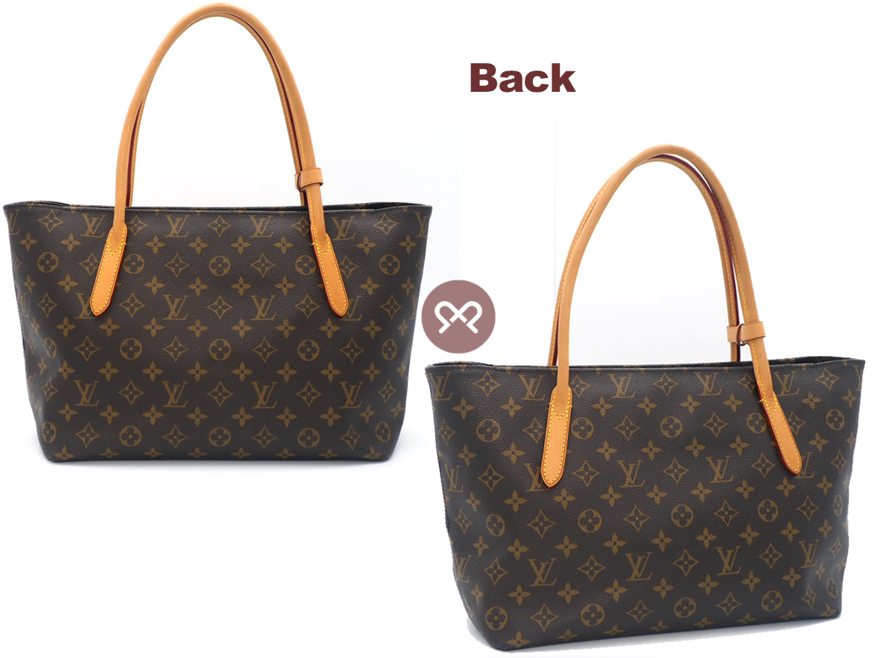Louis Vuitton M40608 Monogram Canvas Rapsail PM Document/ Shopping Bag (CA0122) - Image 3