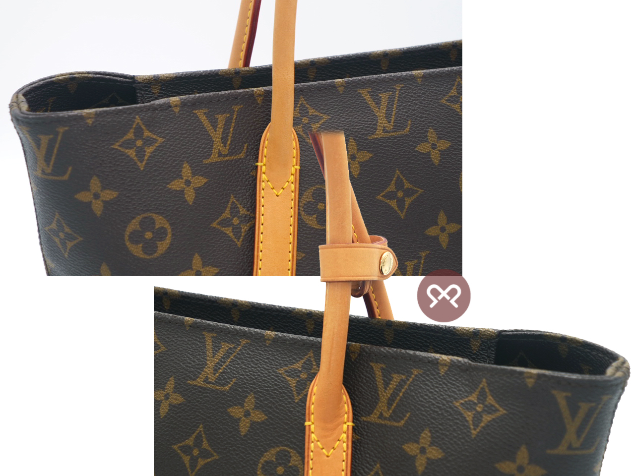 Louis Vuitton M40608 Monogram Canvas Rapsail PM Document/ Shopping Bag (CA0122) - Image 7