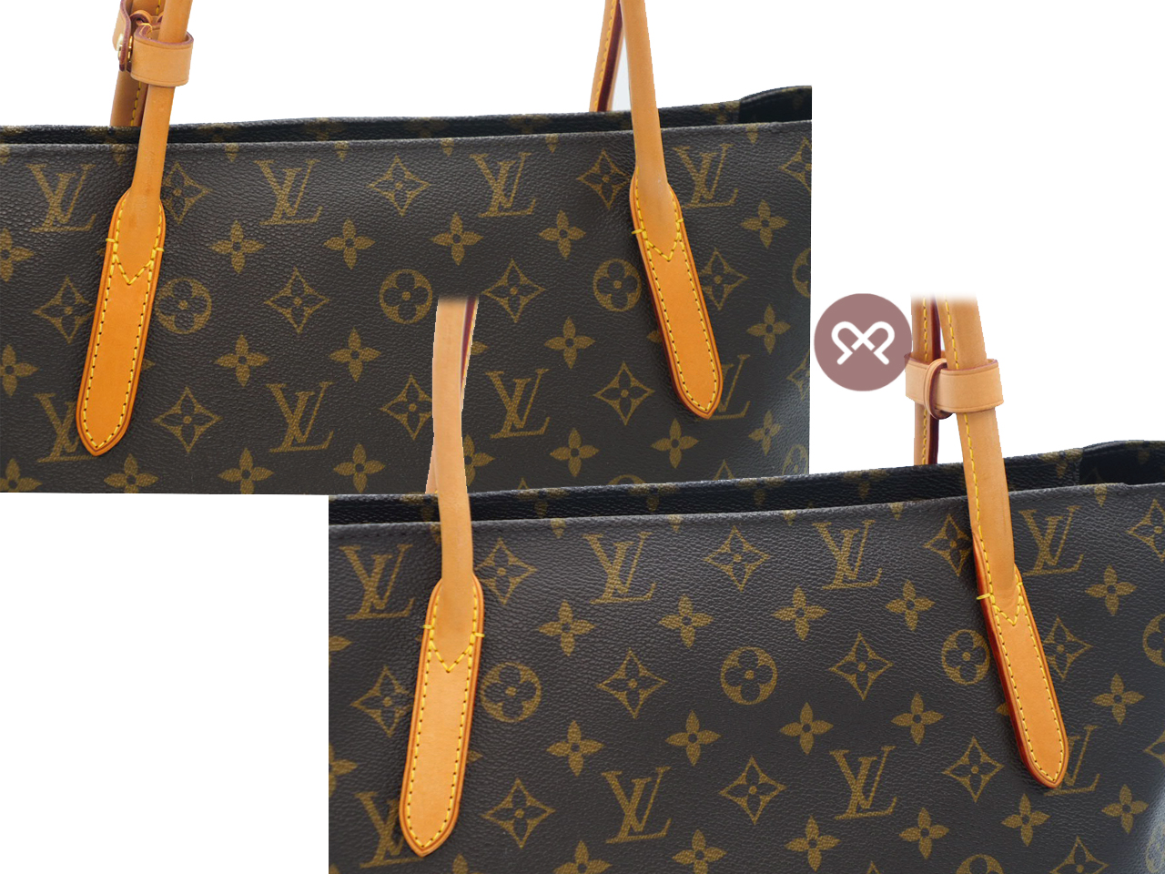 Louis Vuitton M40608 Monogram Canvas Rapsail PM Document/ Shopping Bag (CA0122) - Image 8
