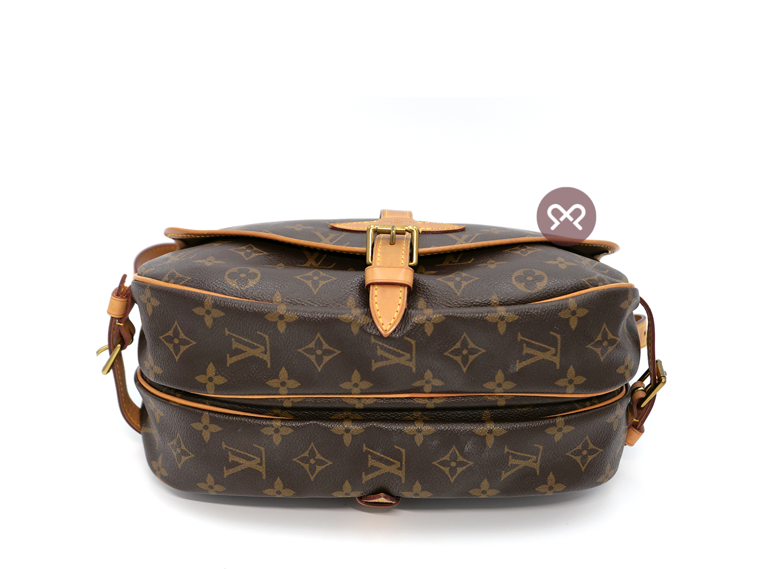 Louis Vuitton M42256 Monogram Canvas Saumur 30 Two Way Bag (MB1124) - Image 4