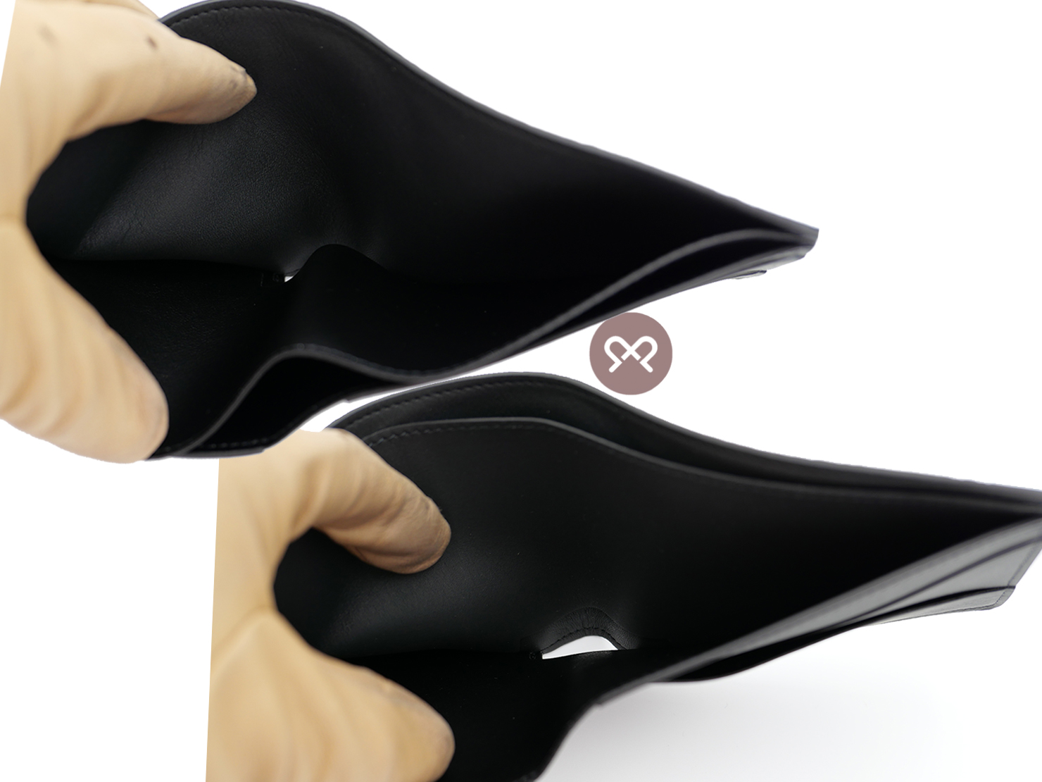 Louis Vuitton M62901 Multiple Black Monogram Shadow Calfskin Wallet (RFID) - Image 5