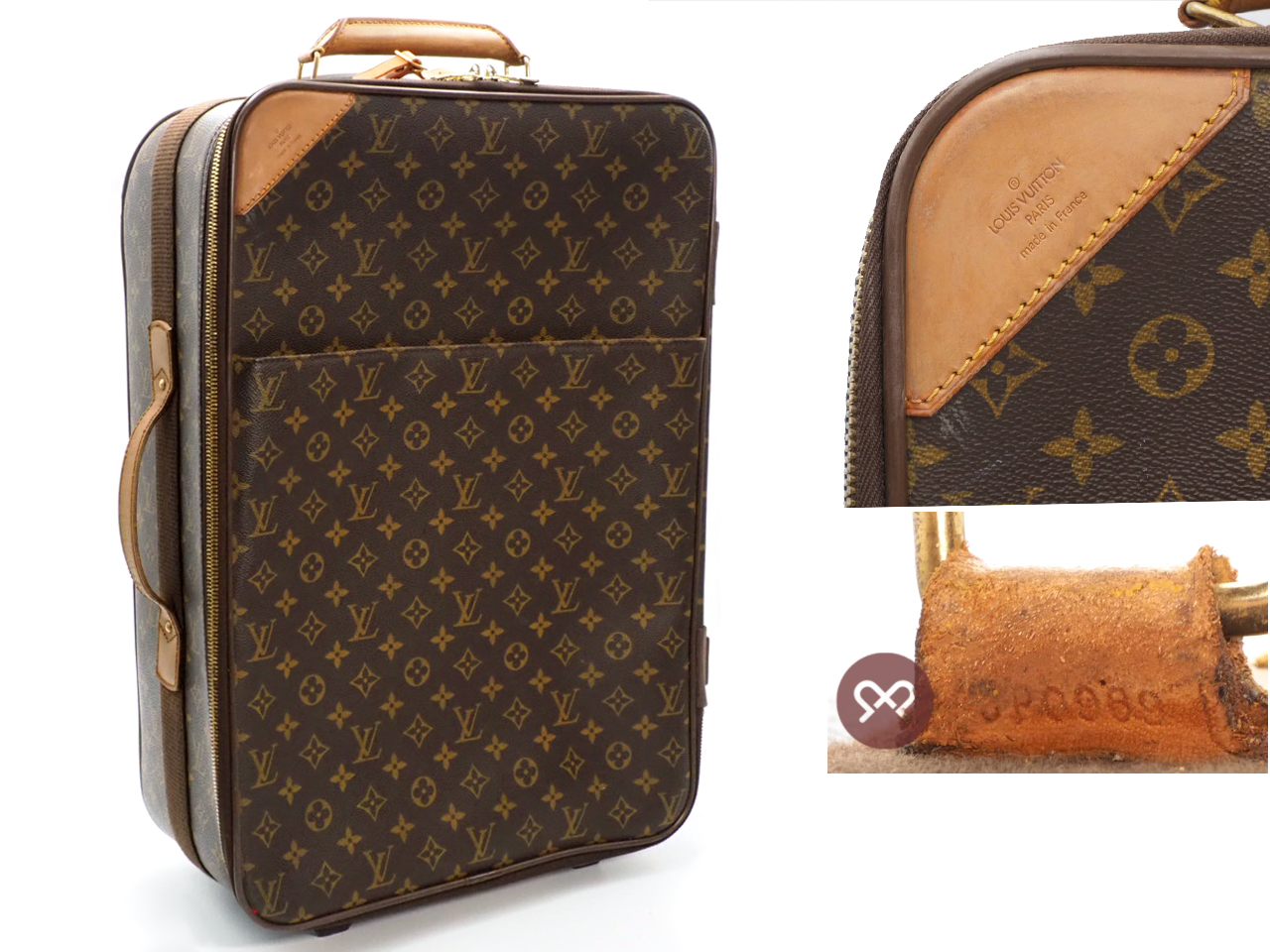 Louis Vuitton M23250 Monogram Canvas Pegase 55cm Cabin Suitcase Trolley Luggage Bag (SP0989) - Image 2