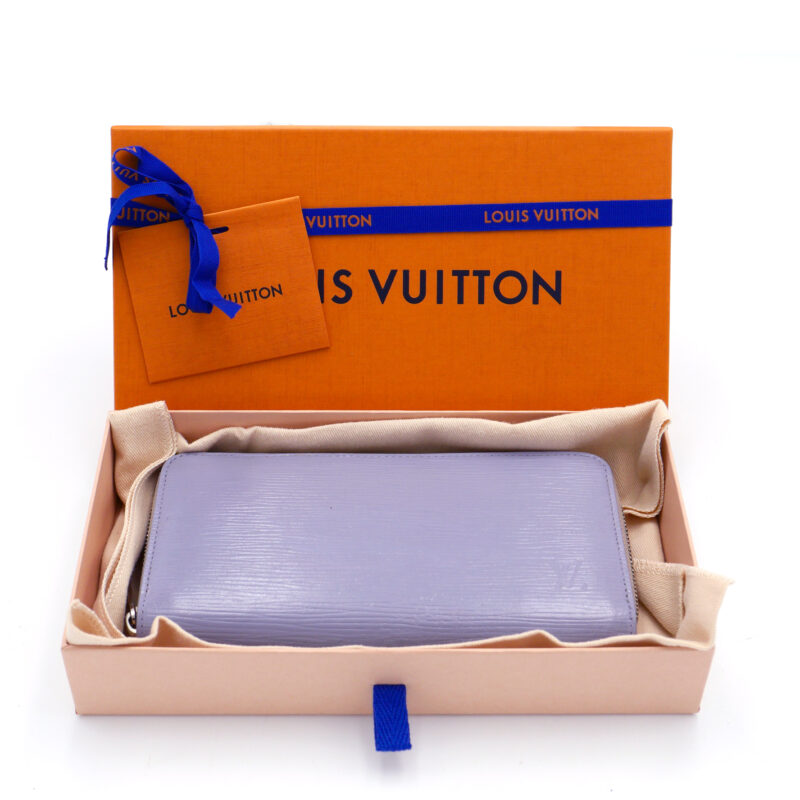 Louis Vuitton Lilac Epi Leather Zippy Wallet (CA1122)