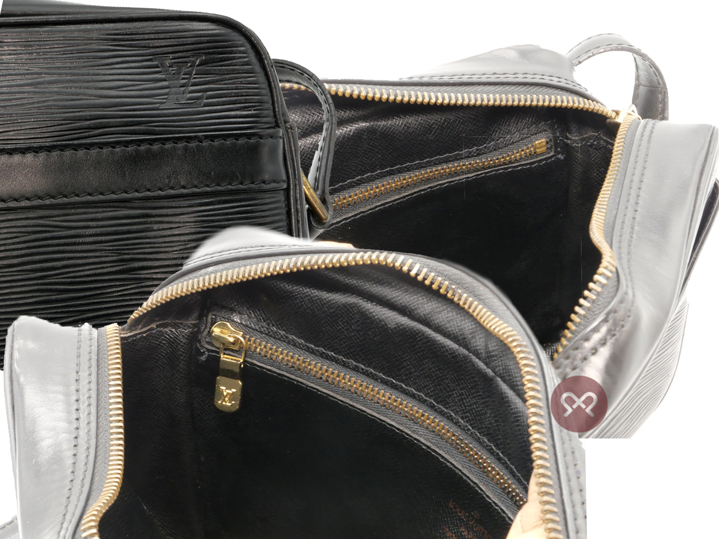 Louis Vuitton Epi Black Trocadero 27 Shoulder/ Crossbody Bag (MI1903) - Image 4