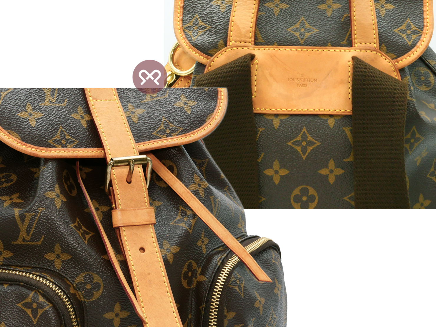 Louis Vuitton M40107 Sac A Dos Bosphore Backpack (FL2058) - Image 8