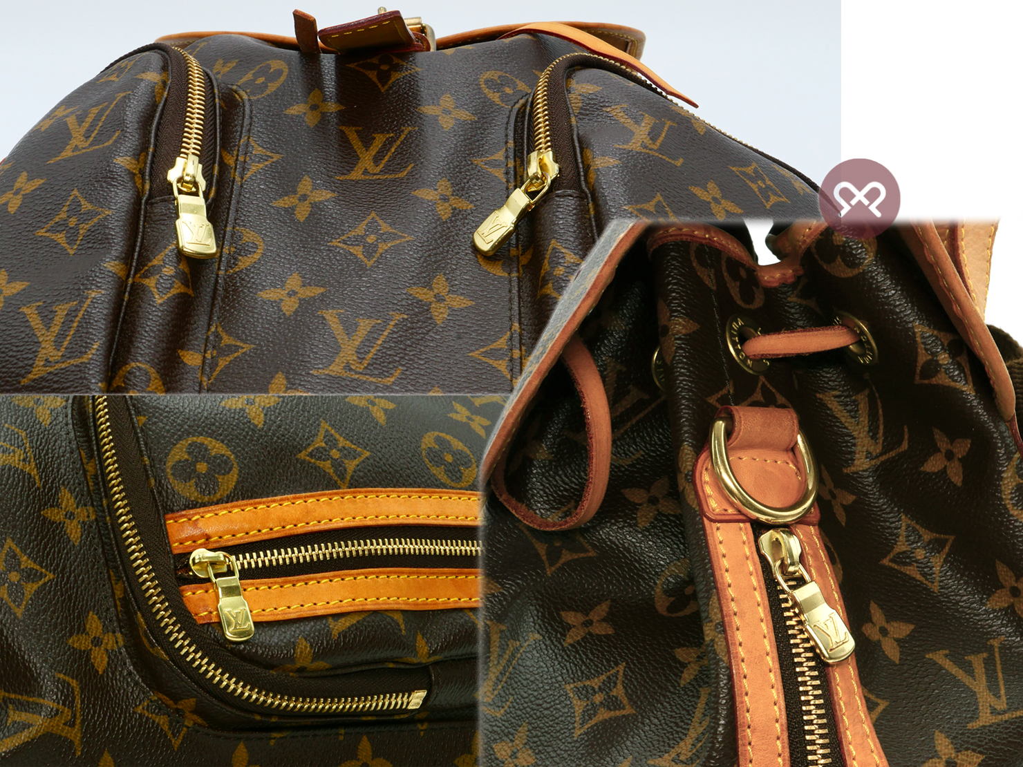 Louis Vuitton M40107 Sac A Dos Bosphore Backpack (FL2058) - Image 6