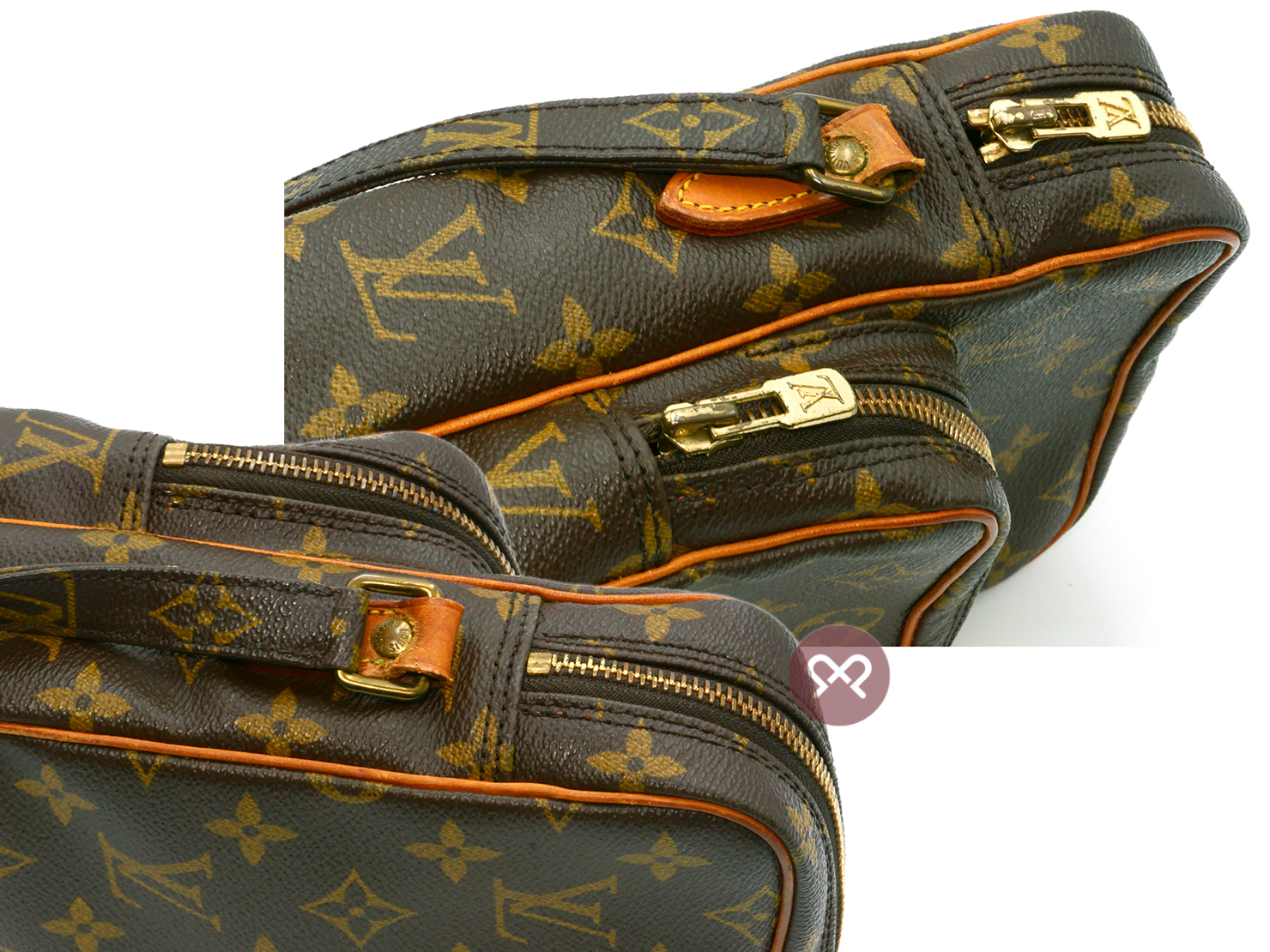 Louis Vuitton M45236 Monogram Canvas Amazone 22cm Large Crossbody Bag (TH8909) - Image 5