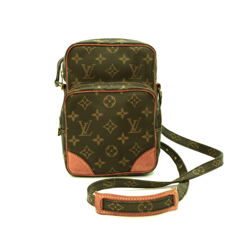 Louis Vuitton M45236 Monogram Canvas Amazone 22cm Large Crossbody Bag (TH8909)
