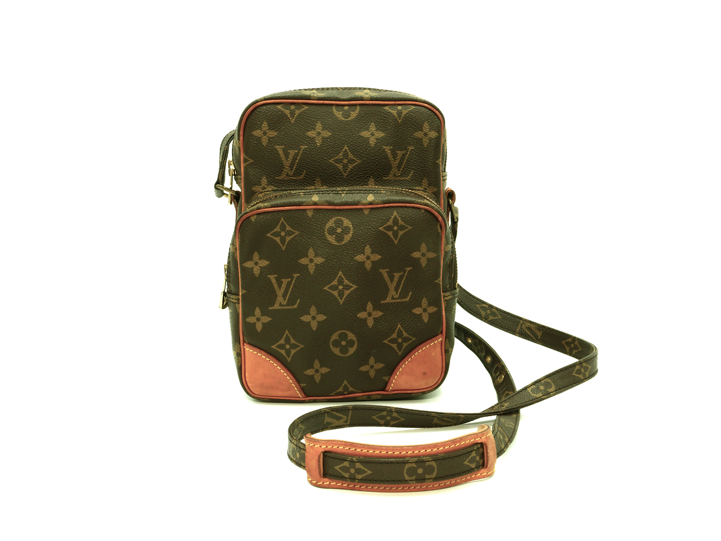 Louis Vuitton M45236 Monogram Canvas Amazone 22cm Large Crossbody Bag (TH8909)