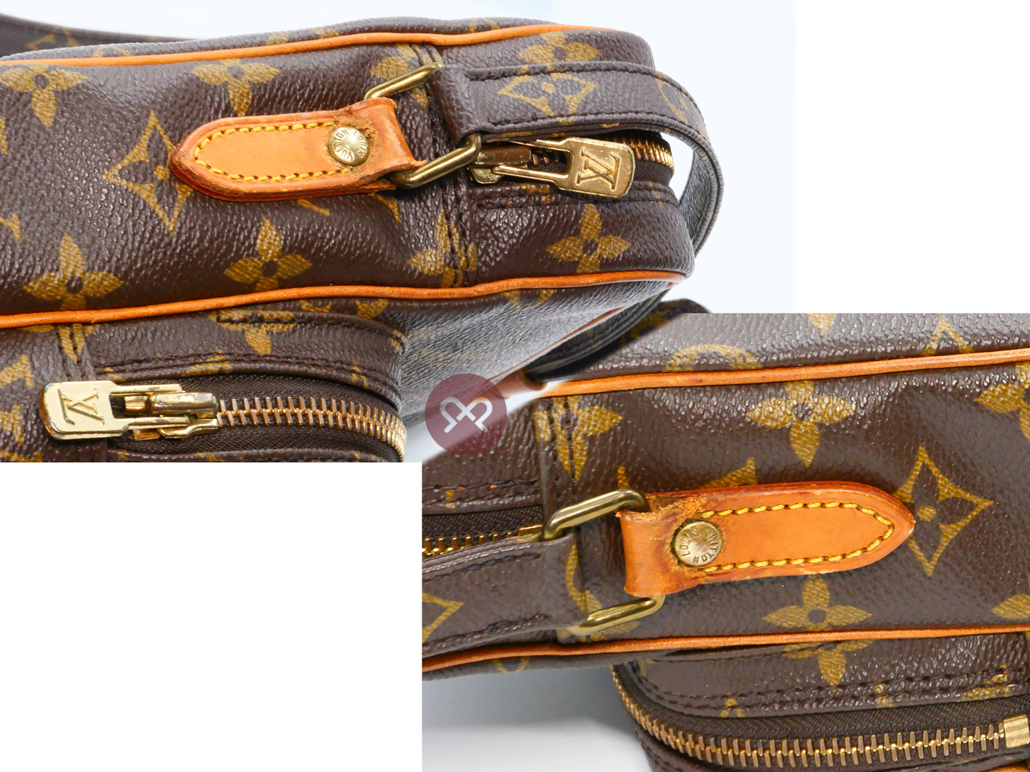 Louis Vuitton M45236 Monogram Canvas Amazone 22cm Large Crossbody Bag (TH8909) - Image 6