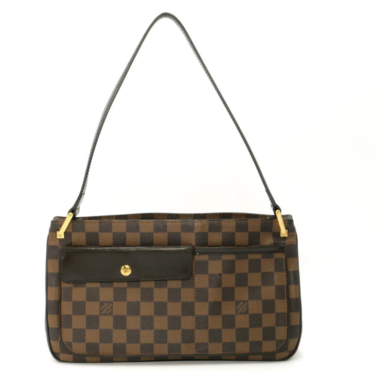Louis Vuitton N51129 Damier Ebene Canvas Aubagne Shoulder Bag