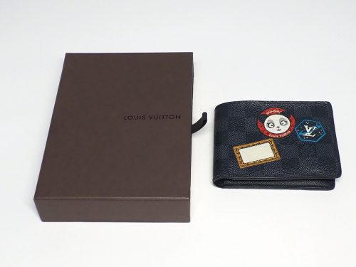 Louis Vuitton N62663 Personalised Design Damier Graphite Portefeuille Multiple Wallet (SP0240)