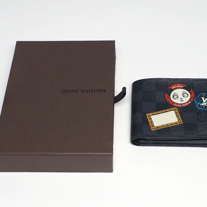 Louis Vuitton N62663 Personalised Design Damier Graphite Portefeuille Multiple Wallet (SP0240)
