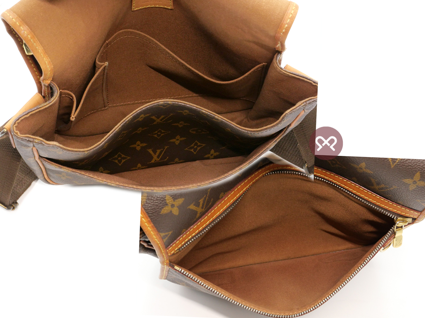 Louis Vuitton M40106 Monogram Bosphore PM Messenger Shoulder Bag (MI1058) - Image 9