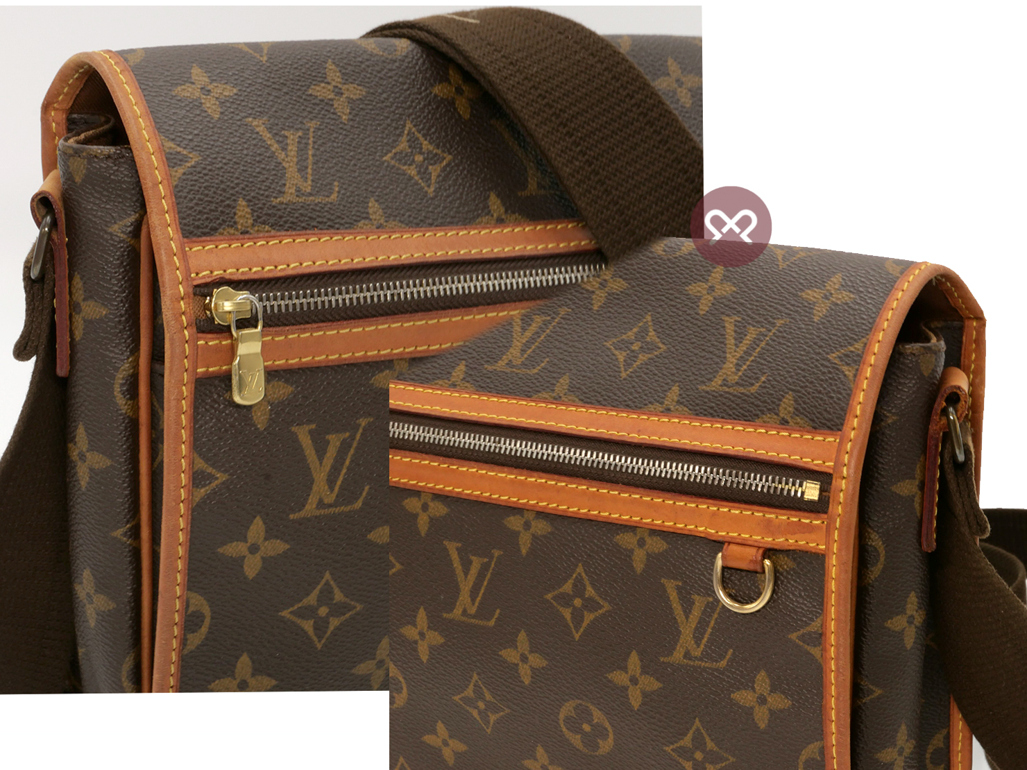 Louis Vuitton M40106 Monogram Bosphore PM Messenger Shoulder Bag (MI1058) - Image 6