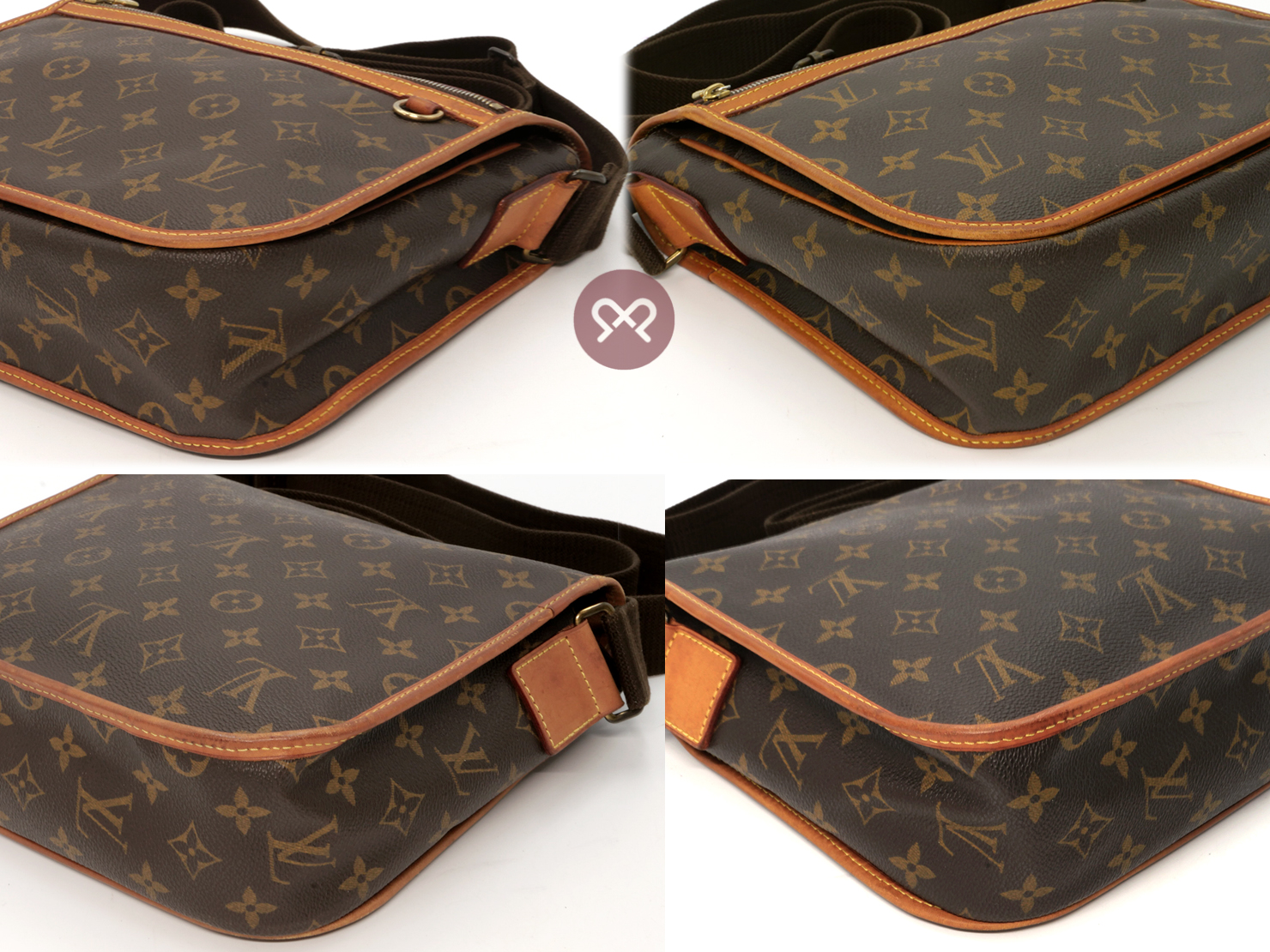 Louis Vuitton M40106 Monogram Bosphore PM Messenger Shoulder Bag (MI1058) - Image 7