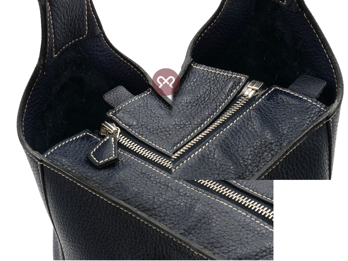 Hermes Clemence Leather Good News Blue De Prusse M Stamp Shoulder/ Crossbody Bag - Image 5