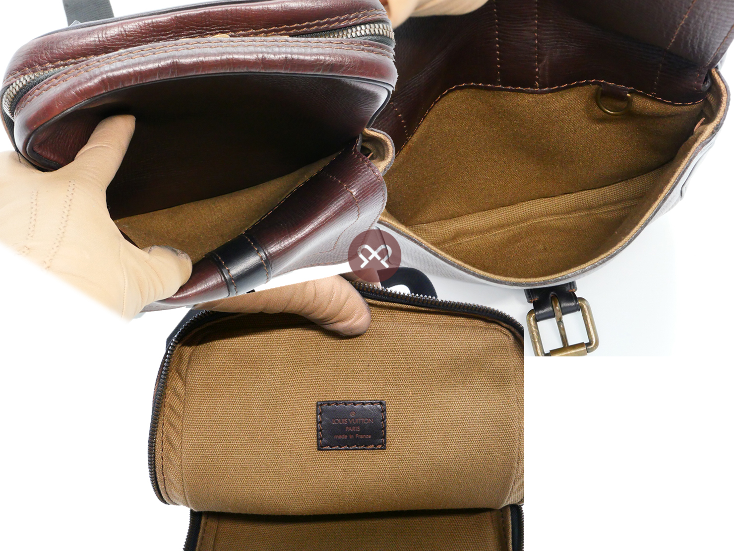Louis Vuitton M92534 Utah Leather Iroquois Ipad Messenger Bag (TH0045) - Image 10