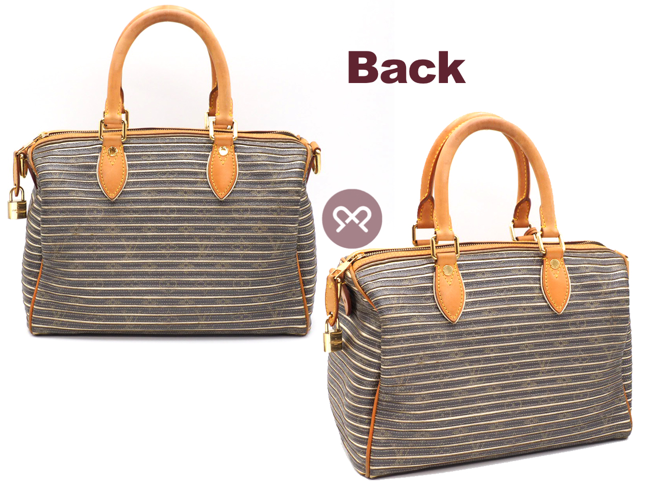 Louis Vuitton M40358 Speedy 30 Eden Monogram Argent 2 Way Bag -Khaki Shoulder Strap (TR1170) - Image 3