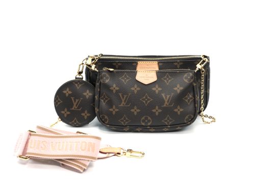 Louis Vuitton M44840 Monogram Multi Pochette Accessories -Rose Clair ( DR0270, DR2240, DR1280)