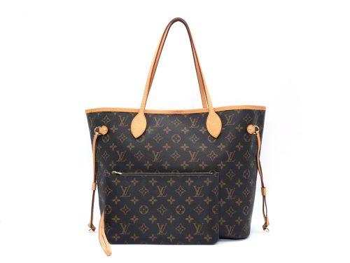 Louis Vuitton Monogram M40995 Neverfull MM Shopping Bag with Pouch (CA0154)