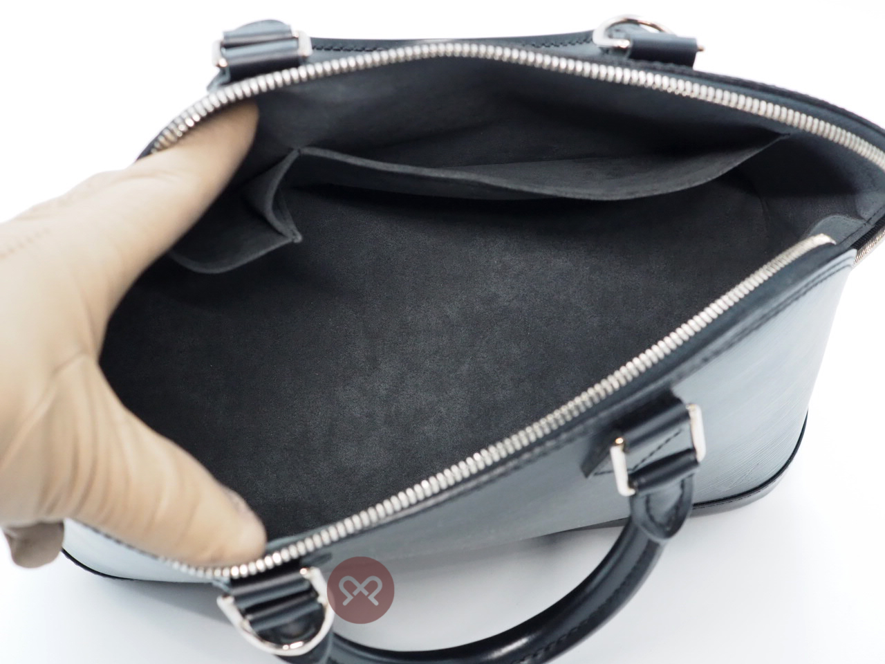 Louis Vuitton M40302 Epi Leather Black Alma PM Handbag (VI4111) - Image 8