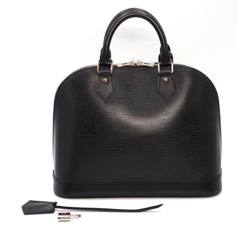 Louis Vuitton M40302 Epi Leather Black Alma PM Handbag (VI4111)