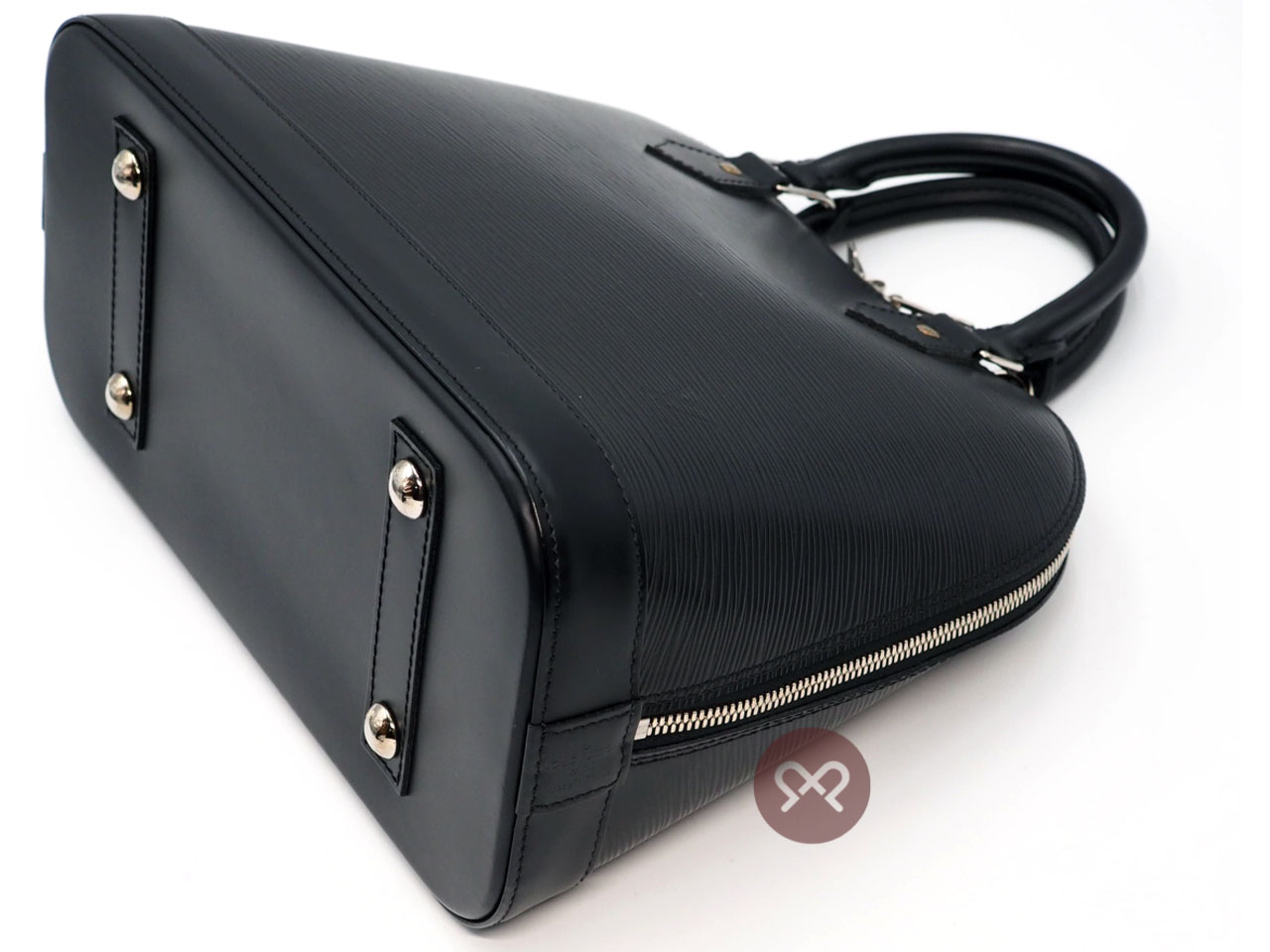 Louis Vuitton M40302 Epi Leather Black Alma PM Handbag (VI4111) - Image 6