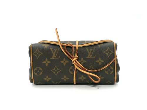 Louis Vuitton M47837 Monogram Canvas Trousse Bijoux Pliable Jewelry case/  Roll up Pouch (SN5019)