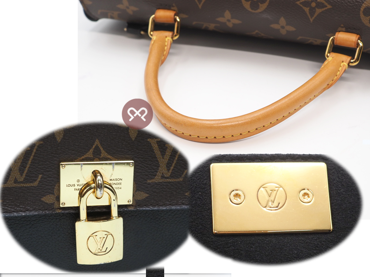 Louis Vuitton M44259 Monogram Canvas Marignan 2way Shoulder Bag (FL2168) - Image 8