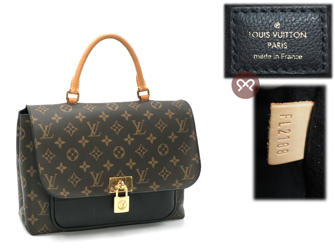 Louis Vuitton M44259 Monogram Canvas Marignan 2way Shoulder Bag (FL2168) - Image 2