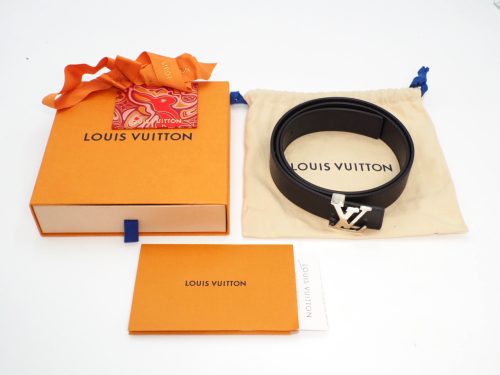 Louis Vuitton M0324U  LV Initiales Epi Black 90cm x 30mm Reversible Belt