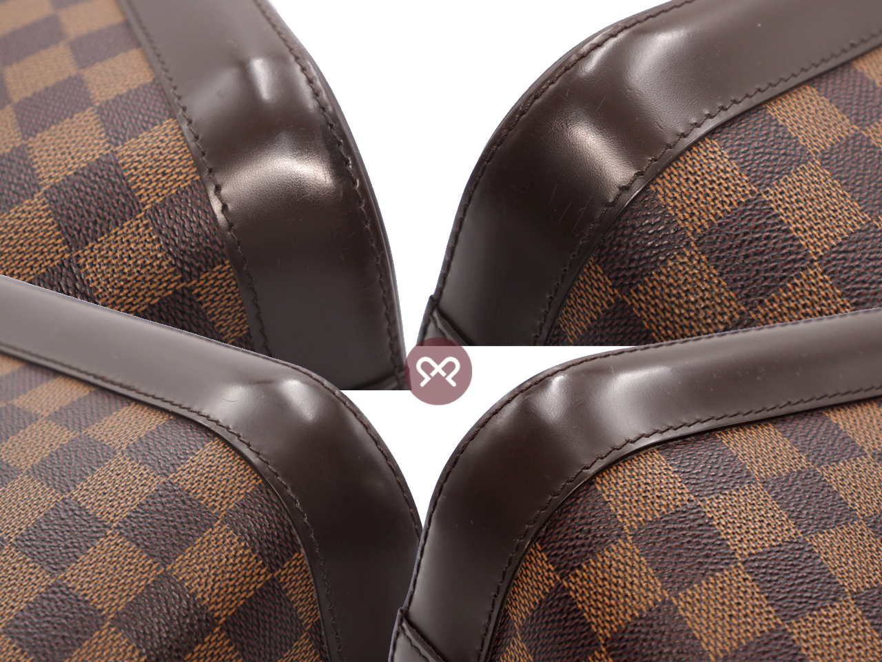 Louis Vuitton N53151 Damier Ebene Canvas Alma PM (FL4120) - Image 7