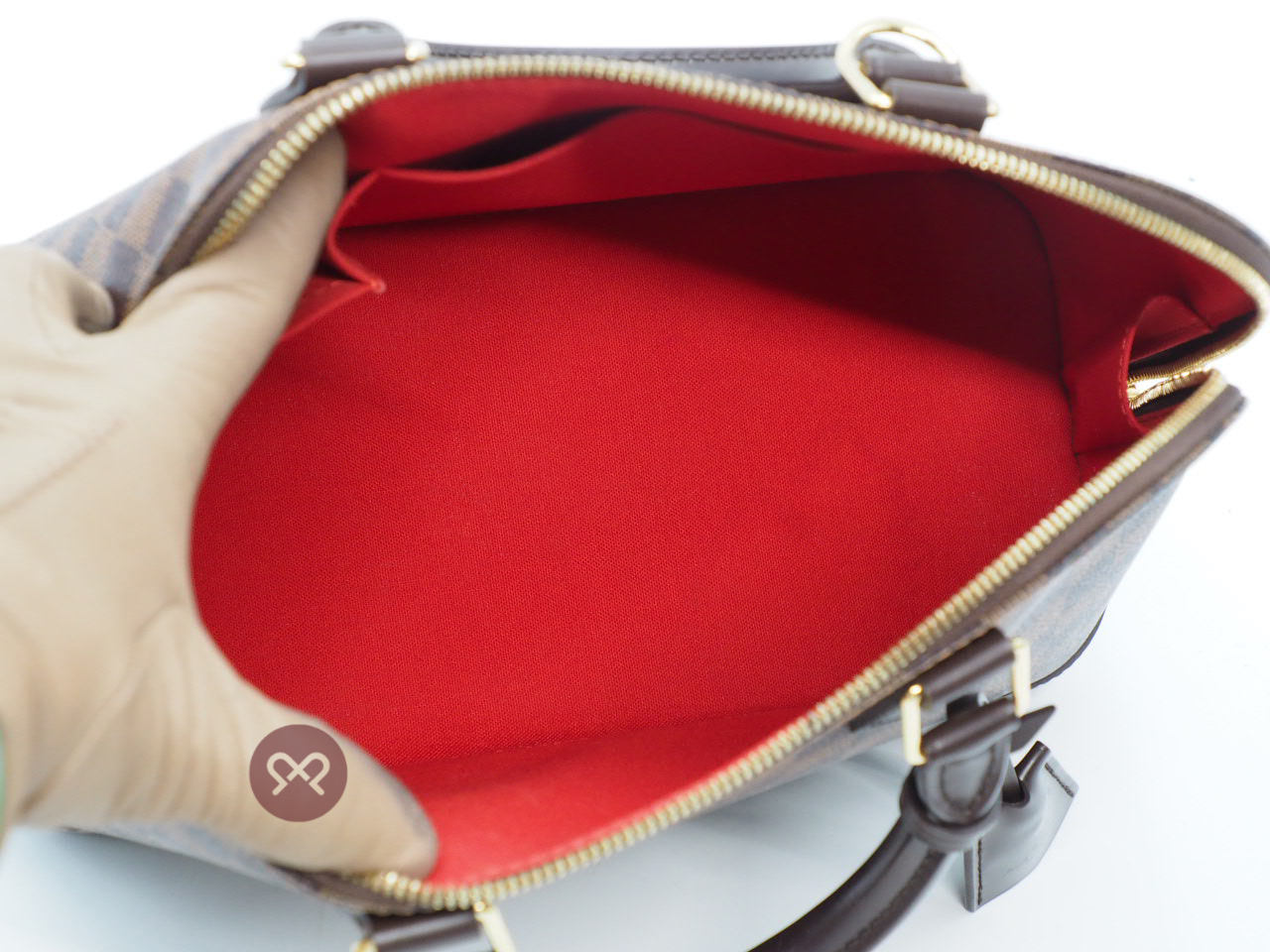 Louis Vuitton N53151 Damier Ebene Canvas Alma PM (FL4120) - Image 11