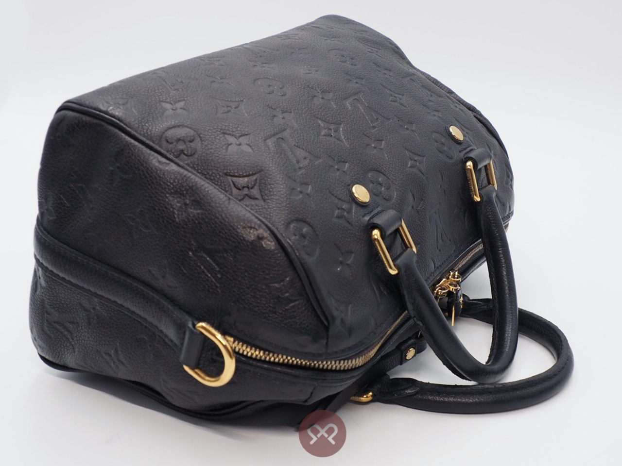 Louis Vuitton M40762 Speedy Bandoulière 25 in Monogram Empreinte Infini (Dark Blue) (SP4112) - Image 6