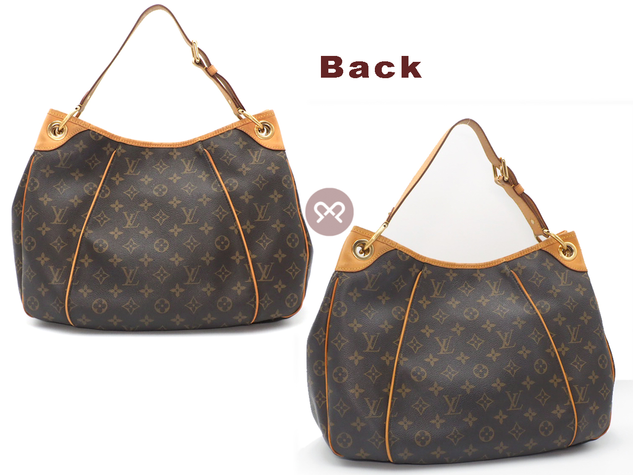 Louis Vuitton M56382 Monogram Canvas Galliera PM Hobo Shoulder Bag (FL4019) - Image 3