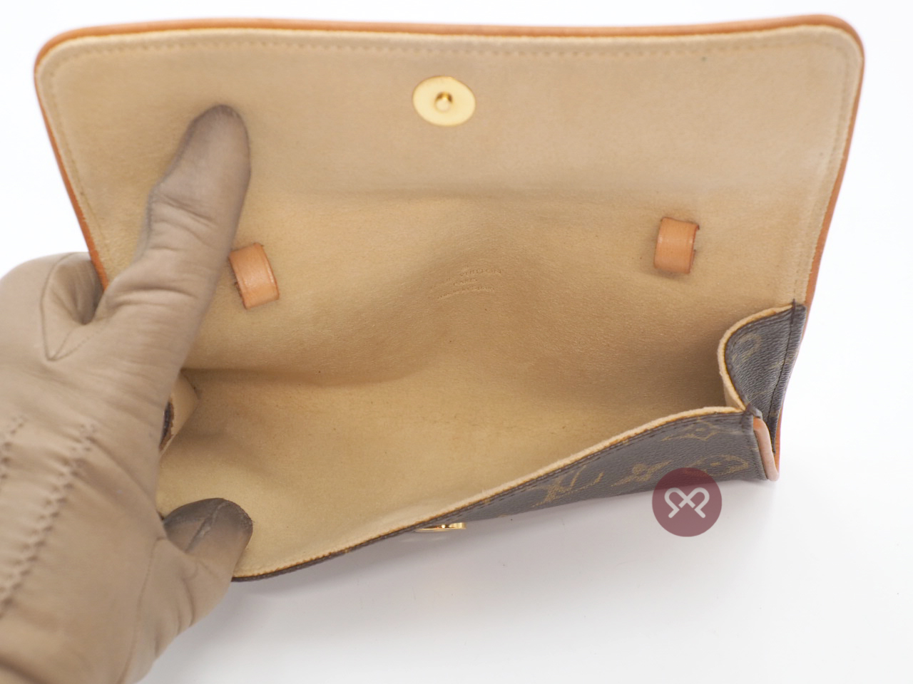 Louis Vuitton M51854 Monogram Canvas Pochette Twin PM 3-Ways bag (CA1011) - Image 7