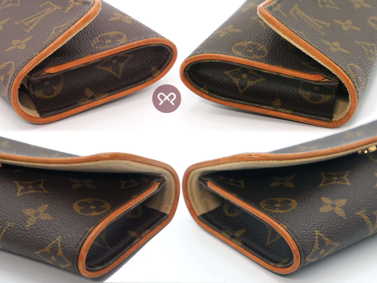 Louis Vuitton M51854 Monogram Canvas Pochette Twin PM 3-Ways bag (CA1011) - Image 6