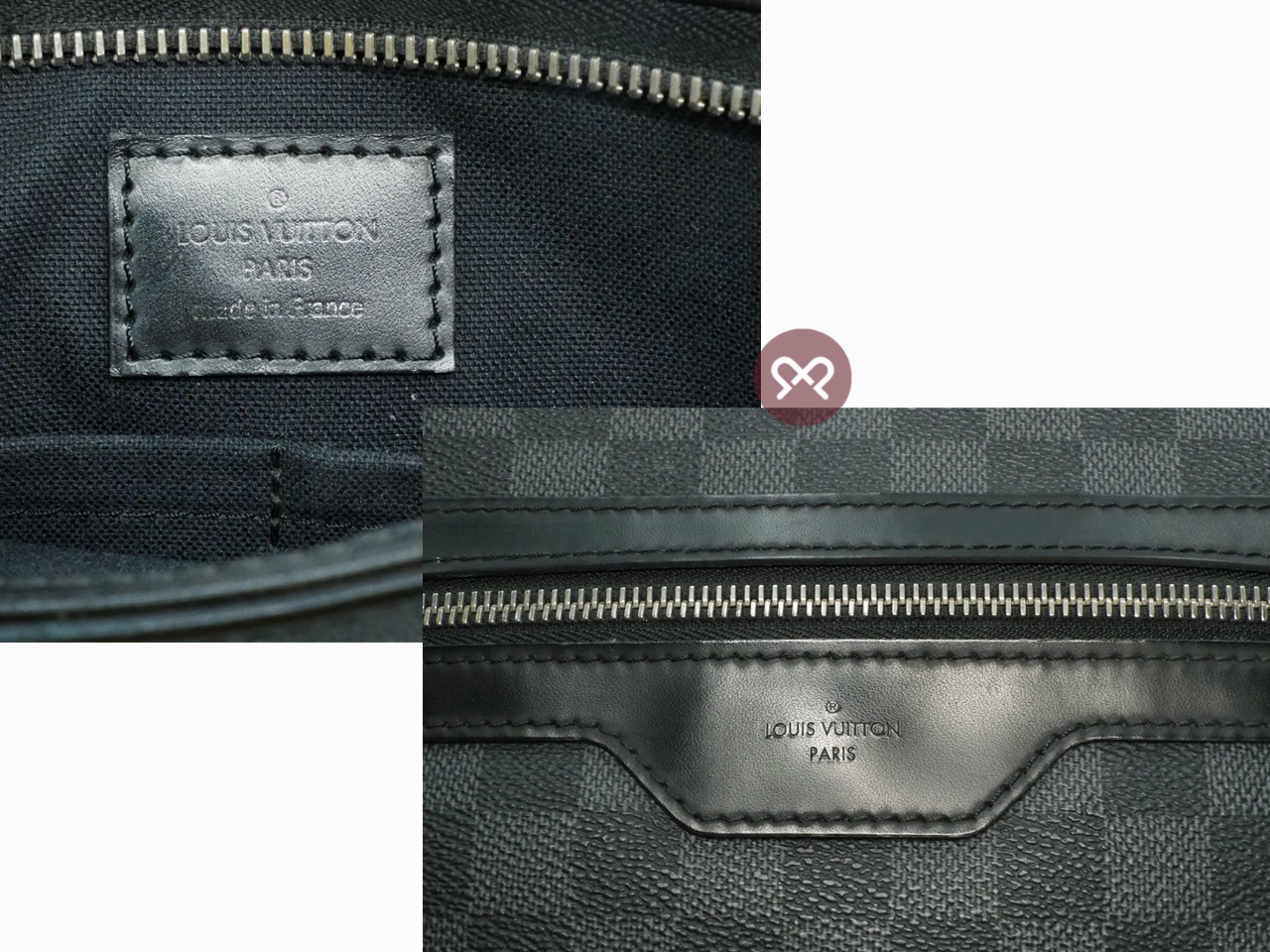 Louis Vuitton N58028 Thomas Damier Graphite Canvas Small Messenger Bag (VI0181) - Image 9