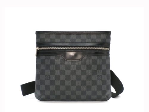Louis Vuitton N58028 Thomas Damier Graphite Canvas Small Messenger Bag (VI0181)