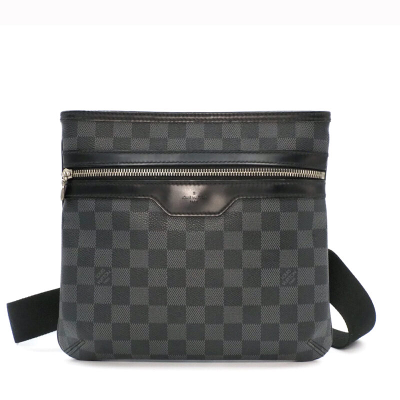 Louis Vuitton N58028 Thomas Damier Graphite Canvas Small Messenger Bag (VI0181)