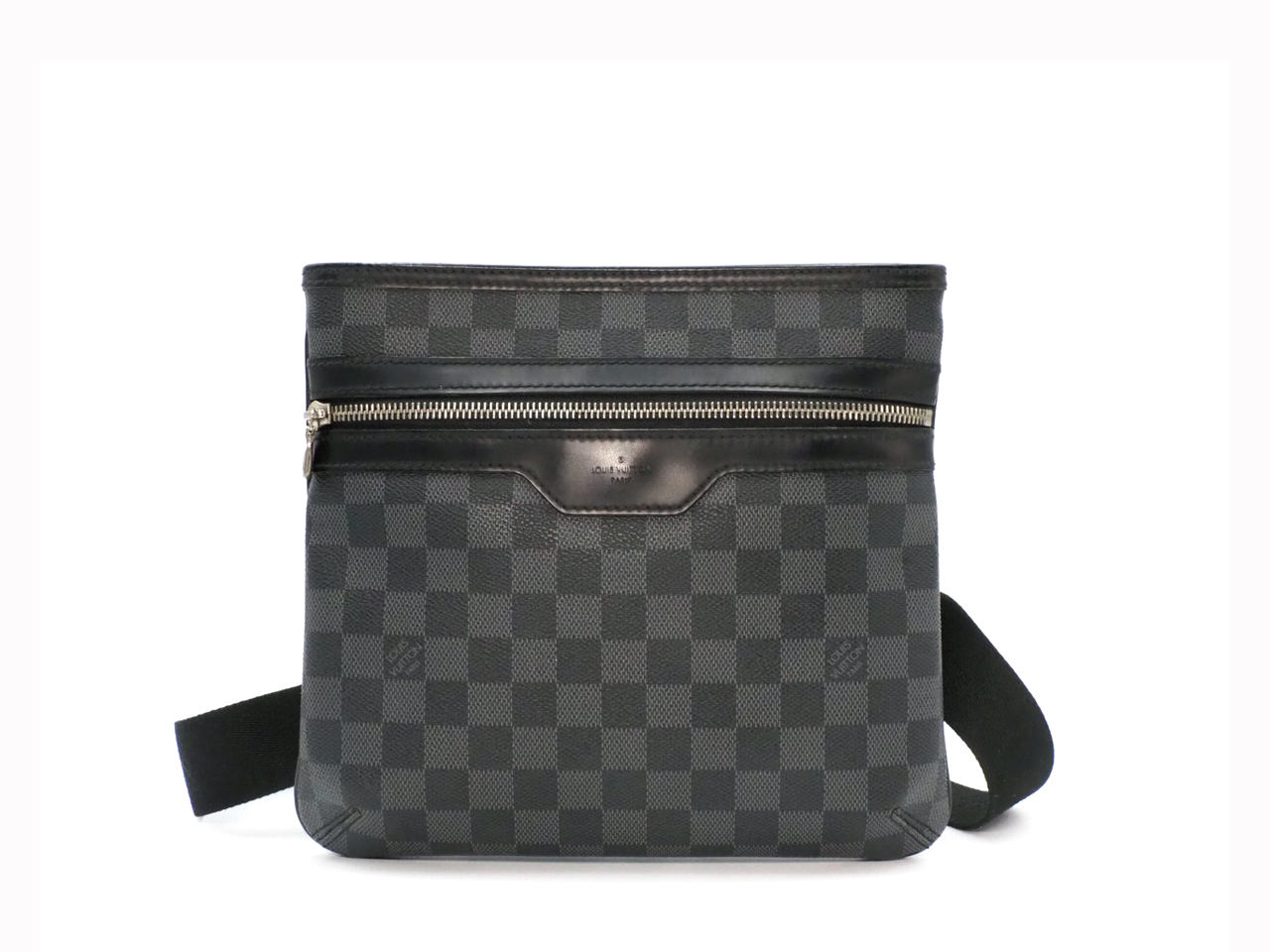 Louis Vuitton N58028 Thomas Damier Graphite Canvas Small Messenger Bag (VI0181)