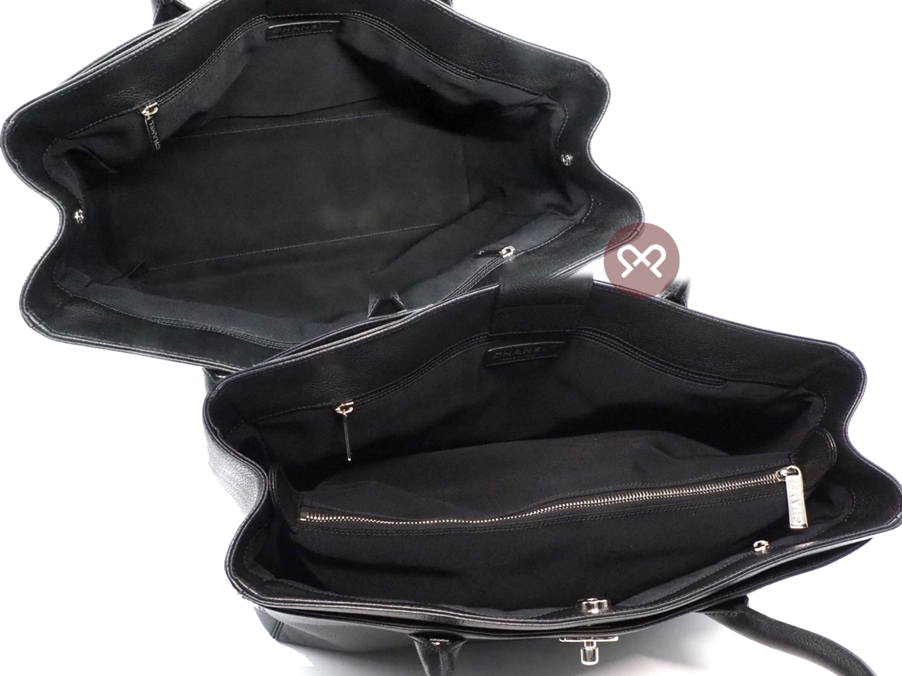 Chanel 16245987 Black Caviar Medium Executive Cerf Tote 2-way Bag - Image 9