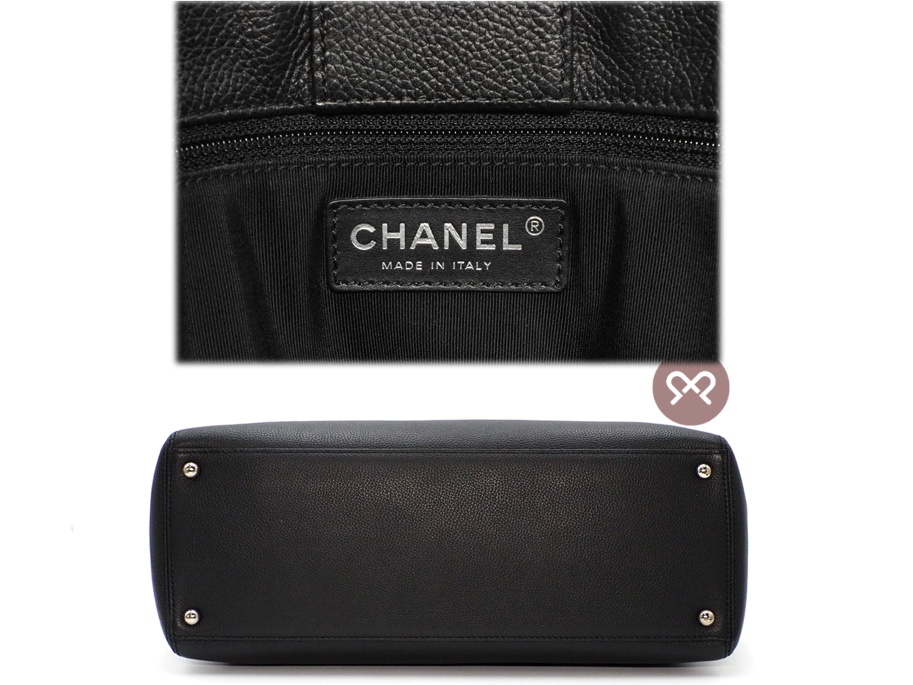Chanel 16245987 Black Caviar Medium Executive Cerf Tote 2-way Bag - Image 4