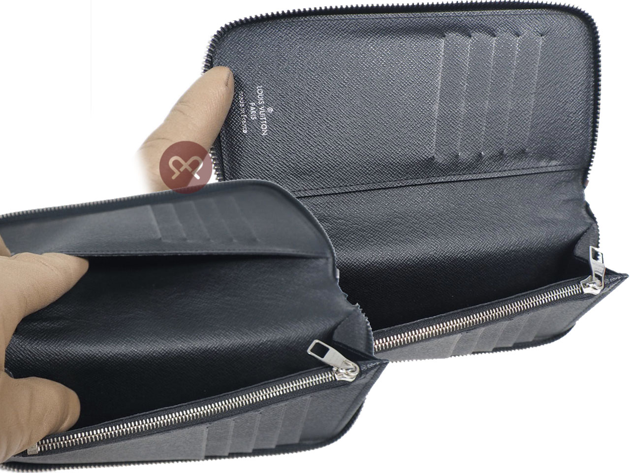 Louis Vuitton N61653 Damier Canvas Vasco Zippy Long Wallet (SP0197) - Image 6