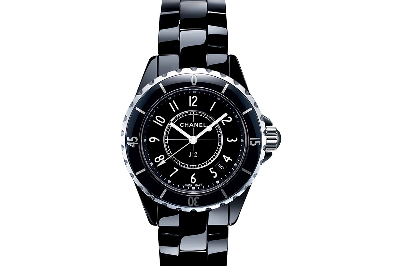 Chanel J12 Collection Automatic Black Ceramic 38mm Watch H0685 Midsize Unisex (PE67404)