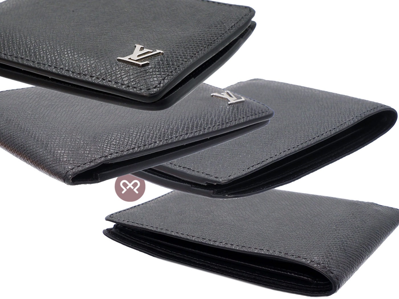 Louis Vuitton M30295 Multiple Taiga Leather Wallet (RFID) - Image 4