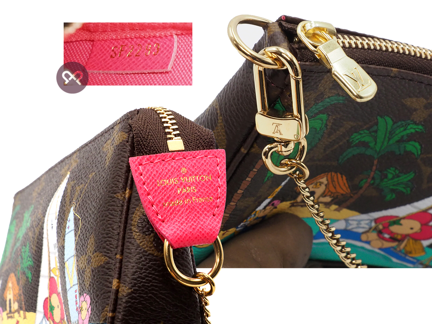 BRAND NEW ! Winter Collection 2023 ! Louis Vuitton M82841 Mini Pochette Accessoires (Sailing) + DHL Shipping & Insurance - Image 3